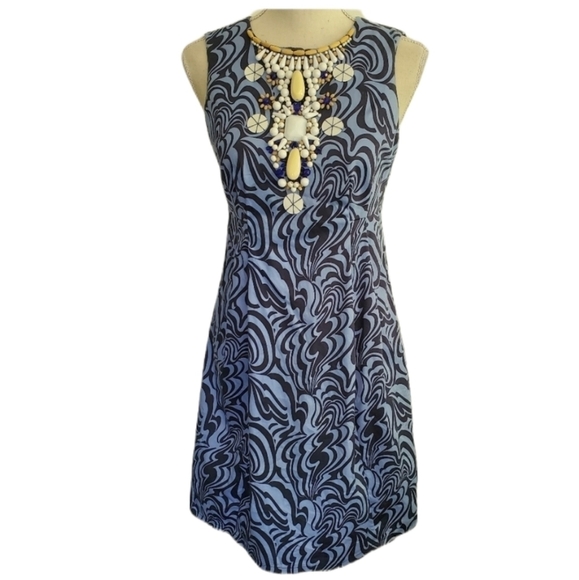 Nanette Lepore Cobalt Buonissimo Sheath Beaded Dress - Picture 2 of 12